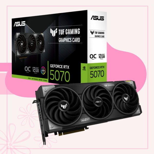 Tarjeta de Video ASUS NVIDIA TUF Gaming GeForce RTX 5070 OC Edition, 12GB 192-bit GDDR7, PCI Express 5.0 (INCLUYE ENCUENTRO PARA CHIC@S DE AREA METROPOLITANA)