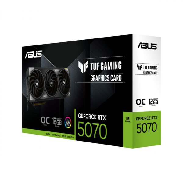 Tarjeta de Video ASUS NVIDIA TUF Gaming GeForce RTX 5070 OC Edition, 12GB 192-bit GDDR7, PCI Express 5.0 (INCLUYE ENCUENTRO PARA CHIC@S DE AREA METROPOLITANA) - Imagen 3